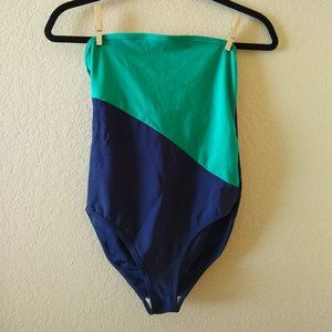 American Apparel Vintage Strapless One Piece Swim